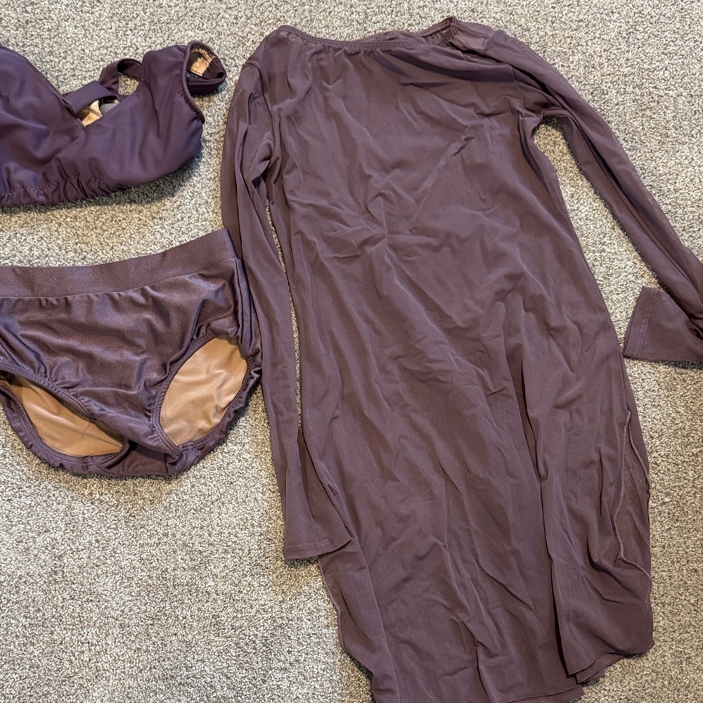 Elegant Purple Women's Dance Costume AXS